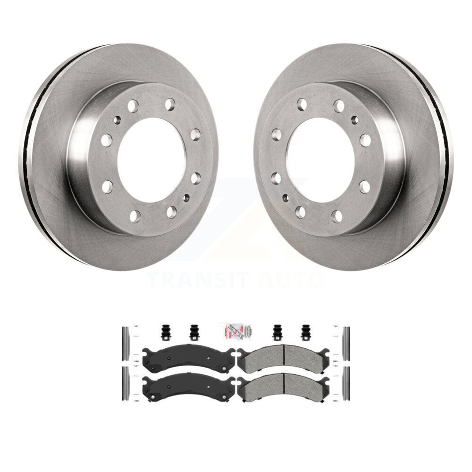 Front Brake Rotor & Semi-Metallic Pad Kit For GMC Chevrolet Savana 3500 Express Sierra HD K8A-104760