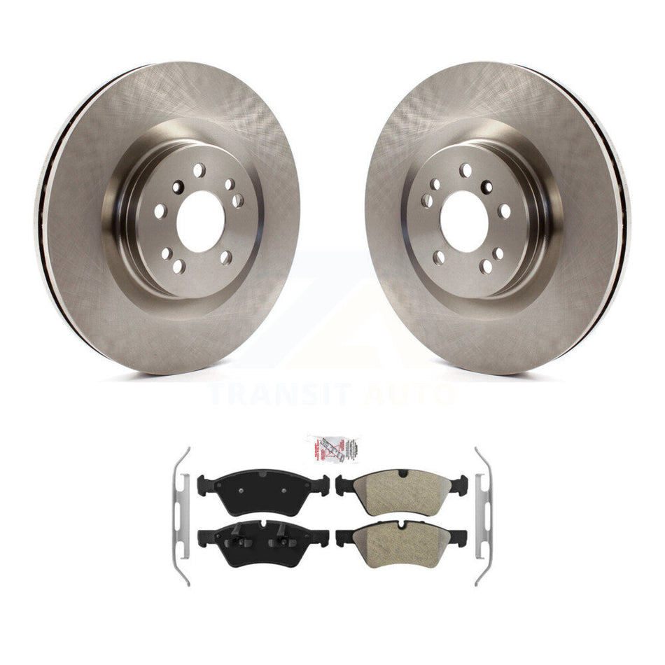 Front Brake Rotors & Semi-Metallic Pad Kit For Mercedes-Benz ML350 ML320 GL350 R350 GL320 K8A-104781