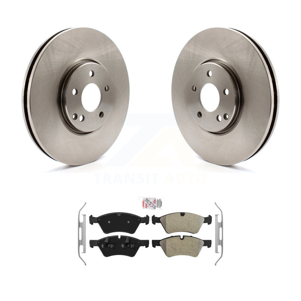 Front Disc Brake Rotors And Semi-Metallic Pads Kit For Mercedes-Benz E550 E500 AWD K8A-104783