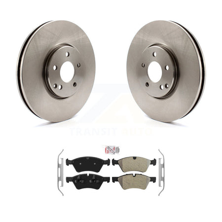 Front Disc Brake Rotors And Semi-Metallic Pads Kit For Mercedes-Benz E550 E500 AWD K8A-104783