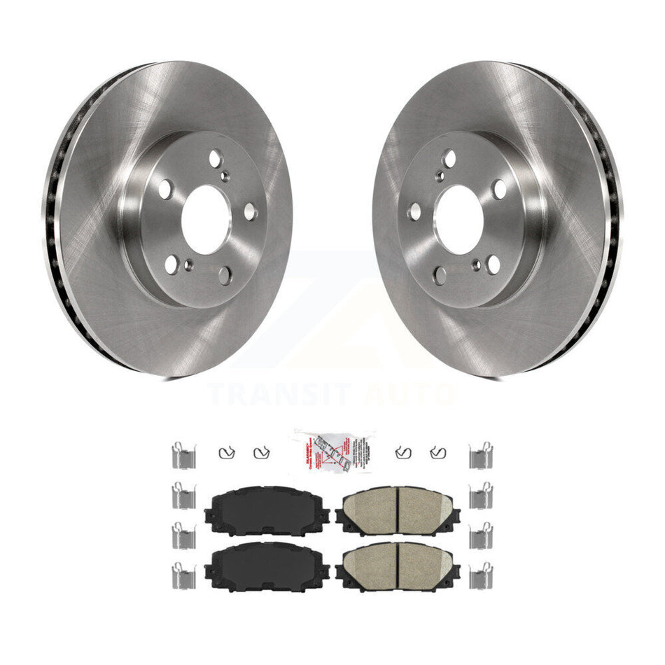 Front Disc Brake Rotors And Ceramic Pads Kit For Toyota Prius Lexus CT200h Plug-In K8A-104805