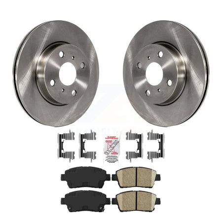 Front Disc Brake Rotors And Ceramic Pads Kit For Scion iQ K8A-104811