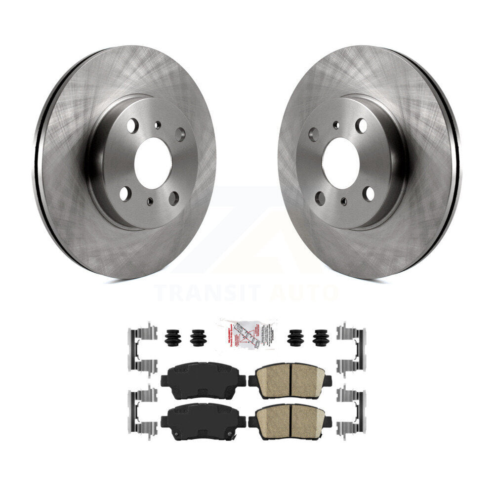 Front Disc Brake Rotors And Ceramic Pads Kit For Toyota Echo MR2 Spyder K8A-104815