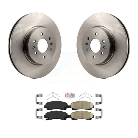 Front Disc Brake Rotors And Ceramic Pads Kit For 2009-2014 Acura TL K8A-104851