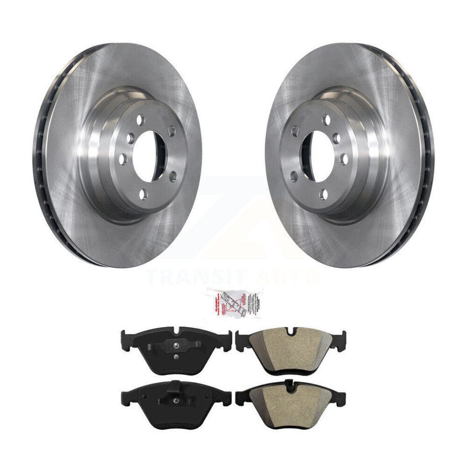 Front Disc Brake Rotor And Semi-Metallic Pad Kit For BMW 750i 750Li 745i 745Li 760Li 760i K8A-104864