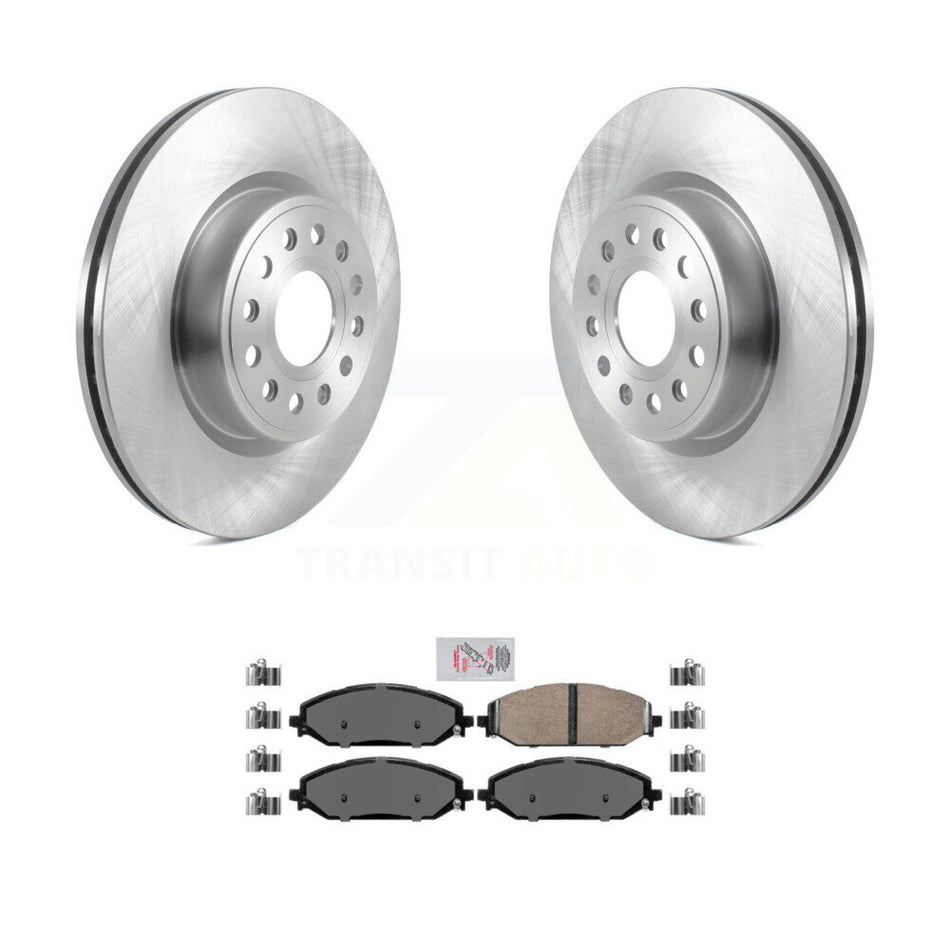 Front Disc Brake Rotors And Ceramic Pads Kit For Ram 1500 K8A-104868