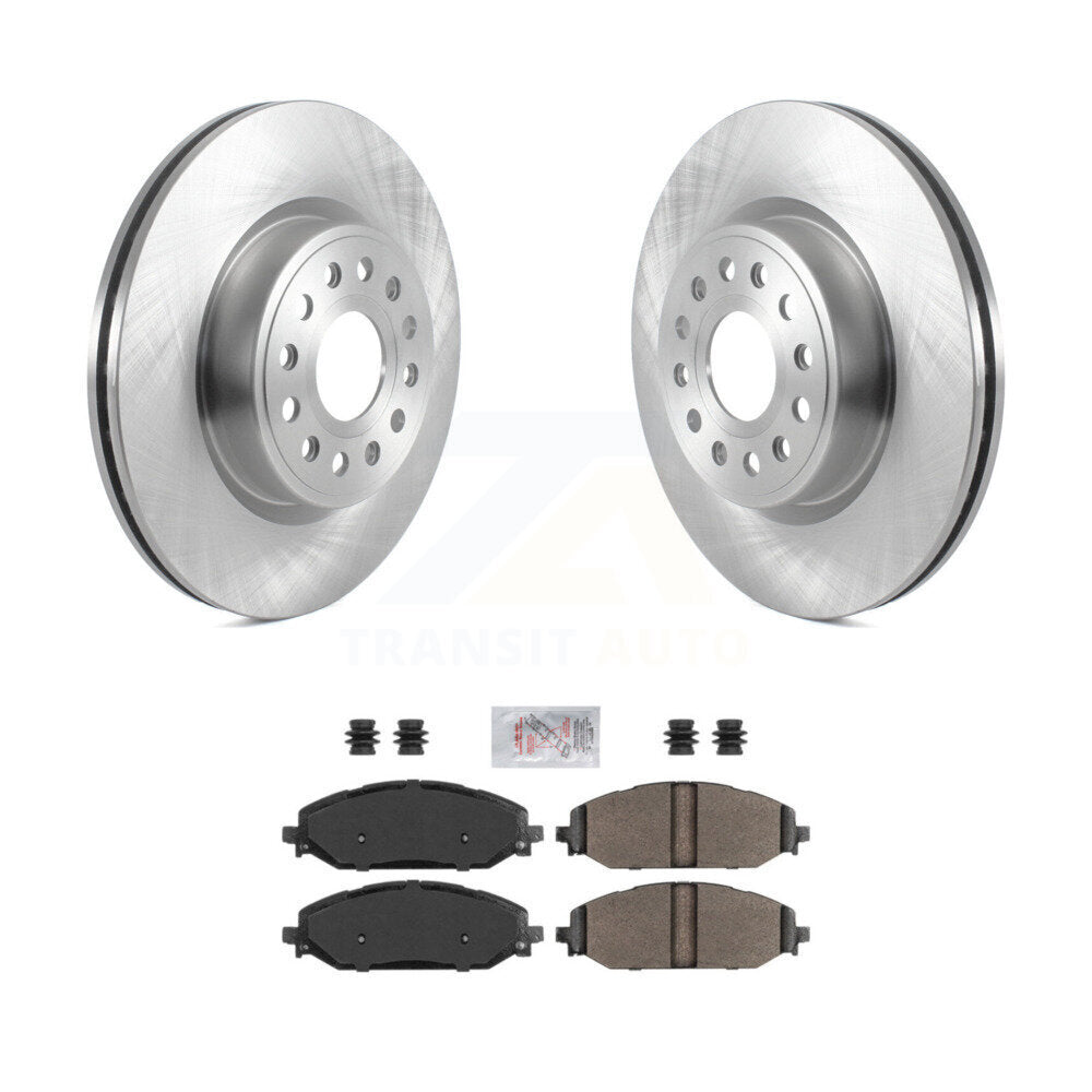 Front Disc Brake Rotors And Semi-Metallic Pads Kit For Ram 1500 K8A-104869