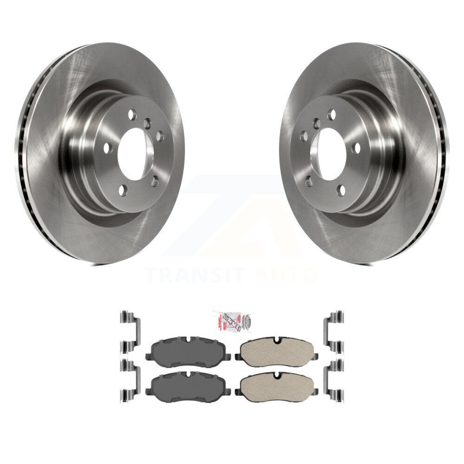 Front Brake Rotors & Semi-Metallic Pad Kit For 06-09 Land Rover Range Naturally Aspirated K8A-104874
