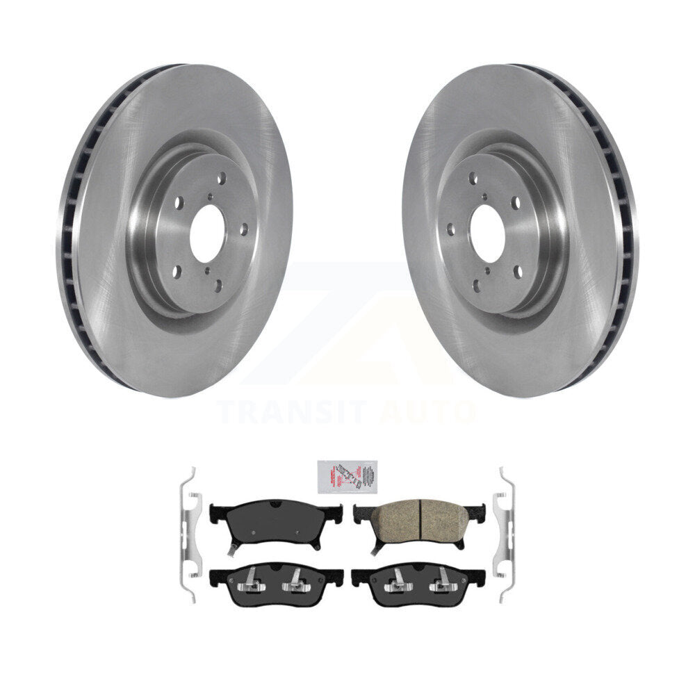Front Disc Brake Rotors And Ceramic Pads Kit For 2019-2024 Subaru Ascent K8A-104875