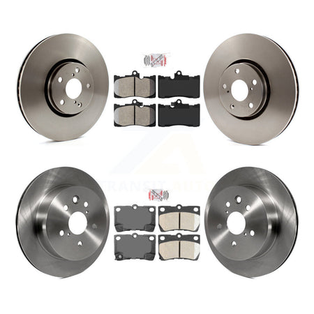 Front Semi-Metallic Rear Ceramic Pad & Brake Rotor Kit (6Pc) For Lexus IS350 GS350 GS450h K8A-104896