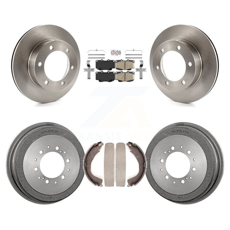 Front Rear Disc Brake Rotors Ceramic Pads And Drum Kit For Toyota Tacoma K8A-104950
