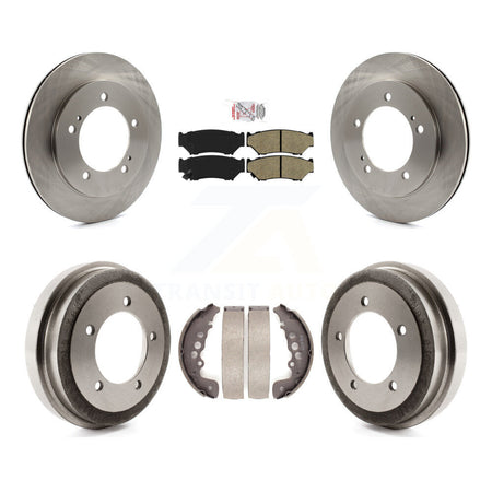 Front Rear Brake Rotor Semi-Metallic Pad And Drum Kit For Chevrolet Tracker Suzuki Vitara K8A-105015