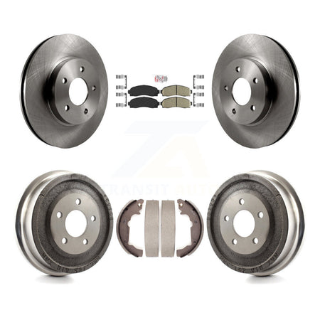 Front Rear Disc Brake Rotor Ceramic Pad Drum Kit For Saturn Vue Chevrolet Equinox Pontiac K8A-105021