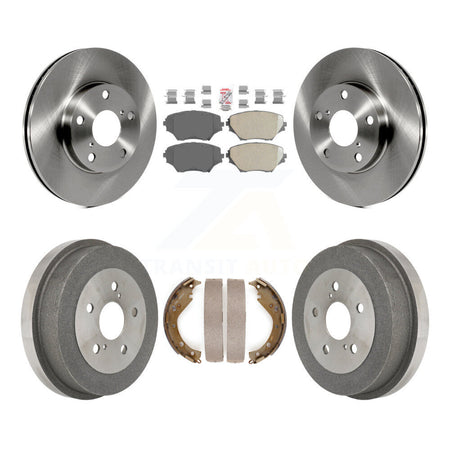 Front Rear Disc Brake Rotors Ceramic Pads And Drum Kit For Toyota RAV4 K8A-105024