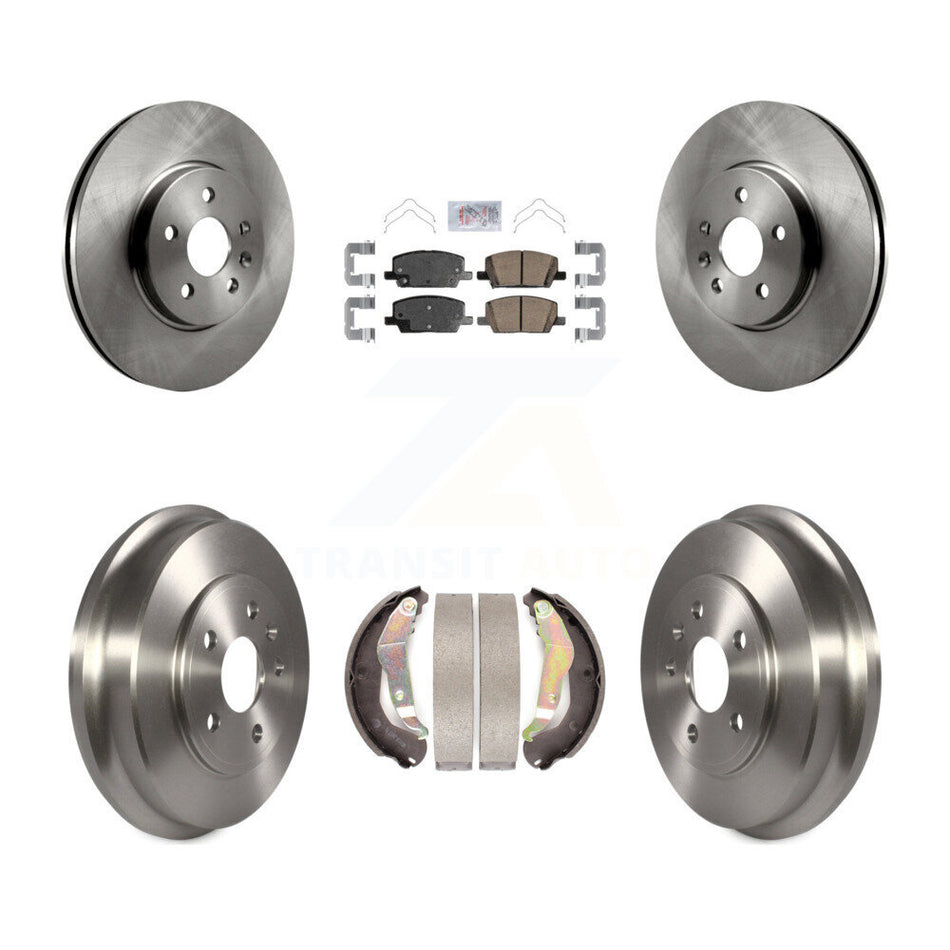 Front Rear Disc Brake Rotors Ceramic Pads And Drum Kit For Chevrolet Trax K8A-105054