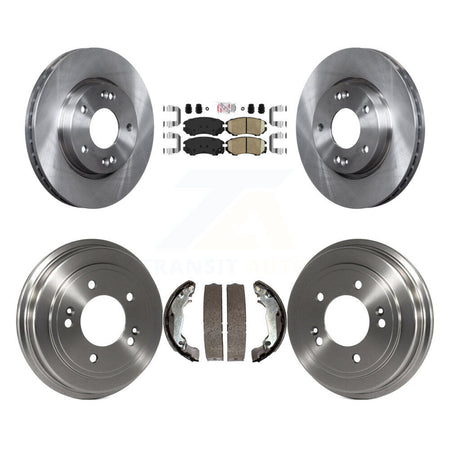 Front Rear Disc Brake Rotors Ceramic Pads And Drum Kit For Hyundai Elantra K8A-105060