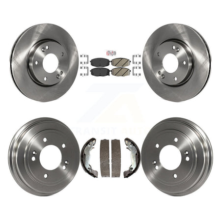Front Rear Disc Brake Rotors Ceramic Pads And Drum Kit For Hyundai Elantra K8A-105062