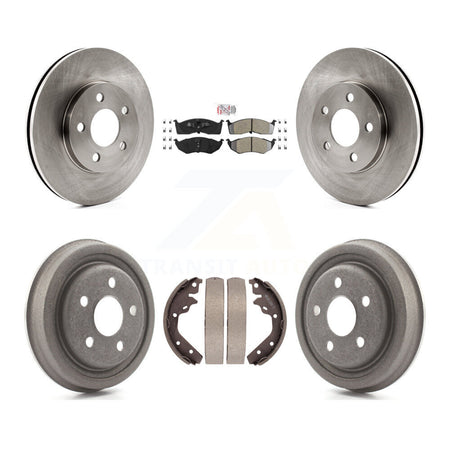 Front Rear Brake Rotor Semi-Metallic Pad Drum Kit For Neon Dodge Chrysler Plymouth SX 2.0 K8A-105064