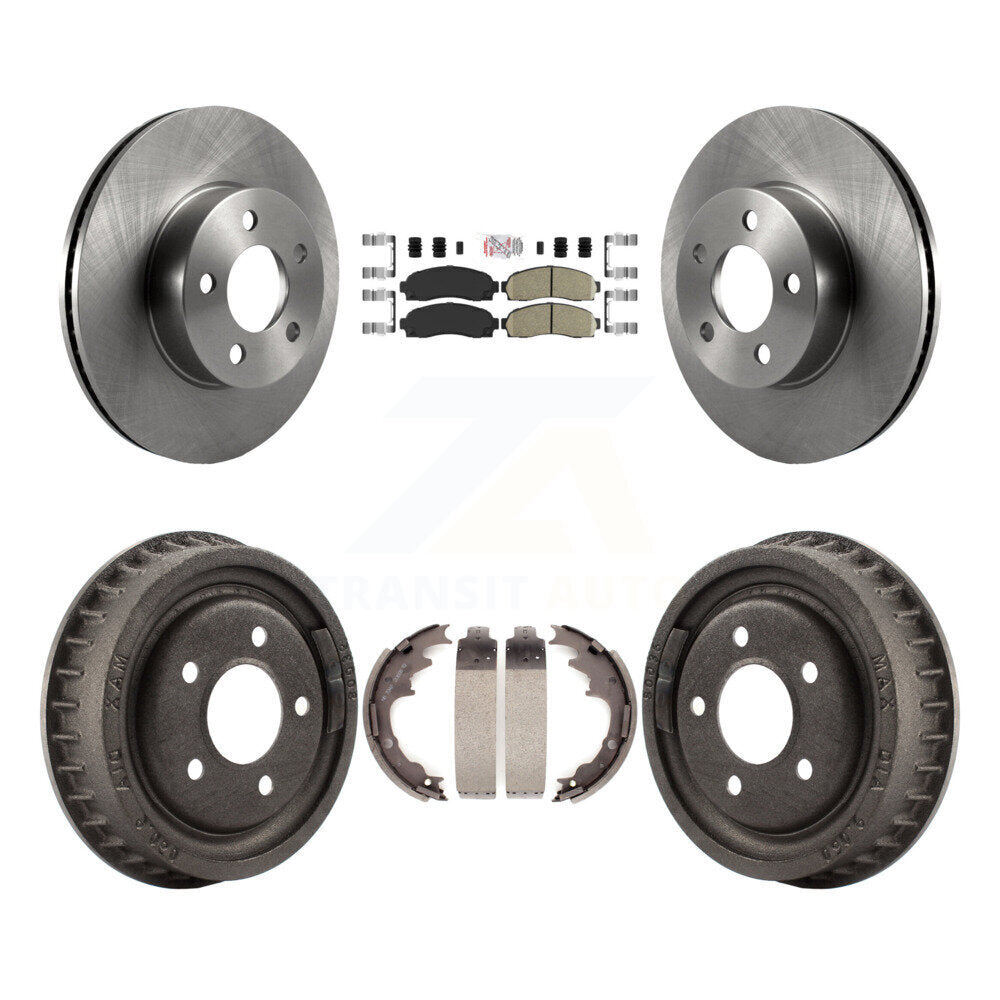 Front Rear Disc Brake Rotors Ceramic Pads And Drum Kit For Ford Ranger Mazda B4000 K8A-105206