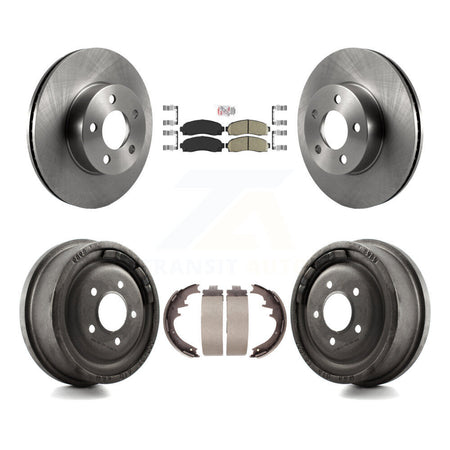 Front Rear Disc Brake Rotors Ceramic Pads And Drum Kit For Ford Ranger Mazda B4000 K8A-105207