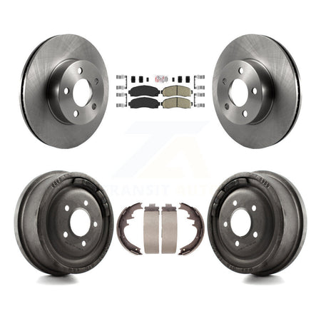 Front Rear Disc Brake Rotors Ceramic Pads And Drum Kit For Ford Ranger Mazda B4000 K8A-105208