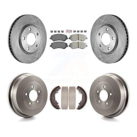 Front Rear Disc Brake Rotor Semi-Metallic Pad & Drum Kit For Dodge Grand Caravan Chrysler K8A-105242