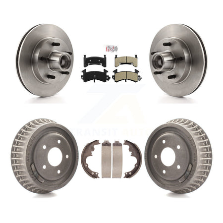 Front Rear Disc Brake Rotor Semi-Metallic Pad Drum Kit For Chevrolet S10 GMC Sonoma Jimmy K8A-105406
