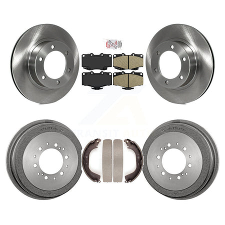 Front Rear Disc Brake Rotors Ceramic Pads And Drum Kit For Toyota 4Runner K8A-105930
