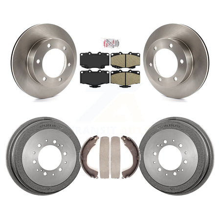 Front Rear Brake Rotor Ceramic Pad Drum Kit For 01 Toyota 4Runner With 15" Factory Wheels K8A-105935