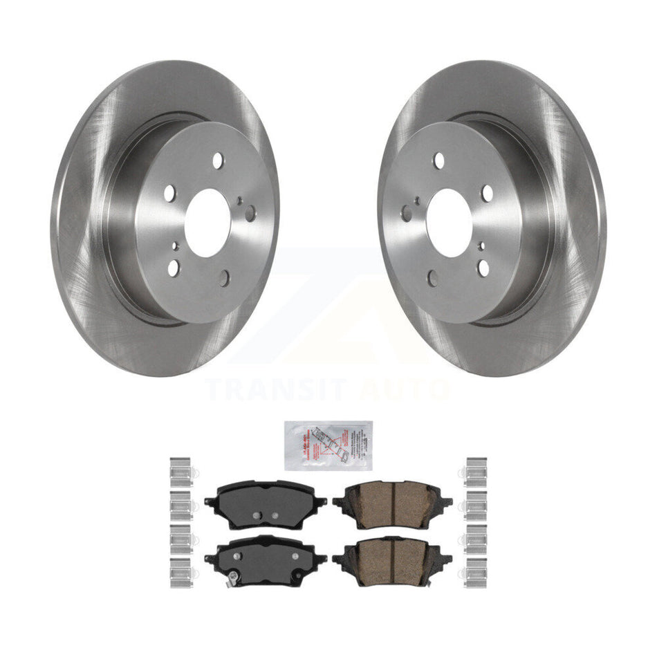 Rear Disc Brake Rotors And Ceramic Pads Kit For Toyota C-HR K8A-106071