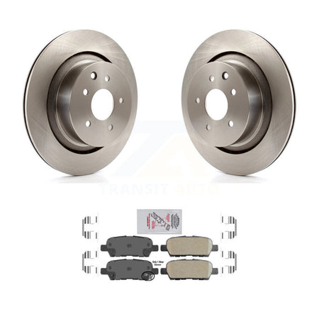 Rear Disc Brake Rotor And Ceramic Pad Kit For INFINITI G35 Q60 With Single Piston Caliper K8A-106094