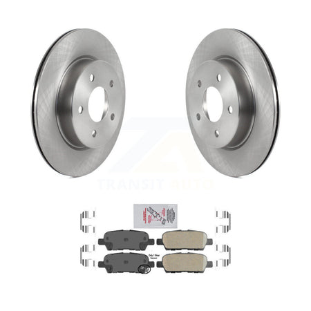 Rear Disc Brake Rotors And Ceramic Pads Kit For Nissan Qashqai Rogue Sport LEAF K8A-106096