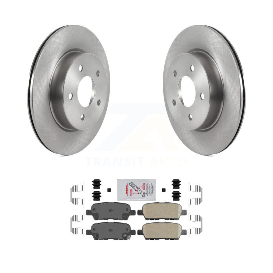 Rear Disc Brake Rotors And Ceramic Pads Kit For Nissan Qashqai Rogue Sport LEAF K8A-106097