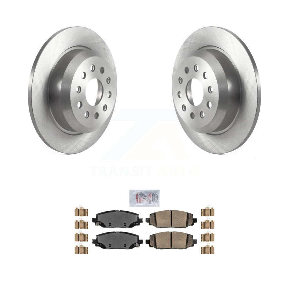 Rear Disc Brake Rotors And Ceramic Pads Kit For 2018-2020 Jeep Wrangler Rubicon K8A-106102