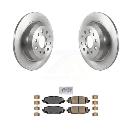 Rear Disc Brake Rotors And Ceramic Pads Kit For 2018-2020 Jeep Wrangler Rubicon K8A-106102
