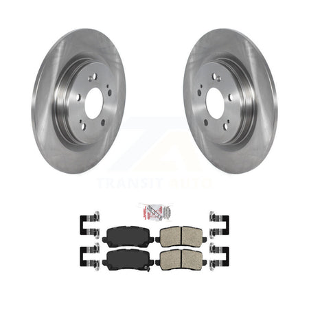 Rear Disc Brake Rotors And Ceramic Pads Kit For 2021-2023 Honda Odyssey K8A-106118