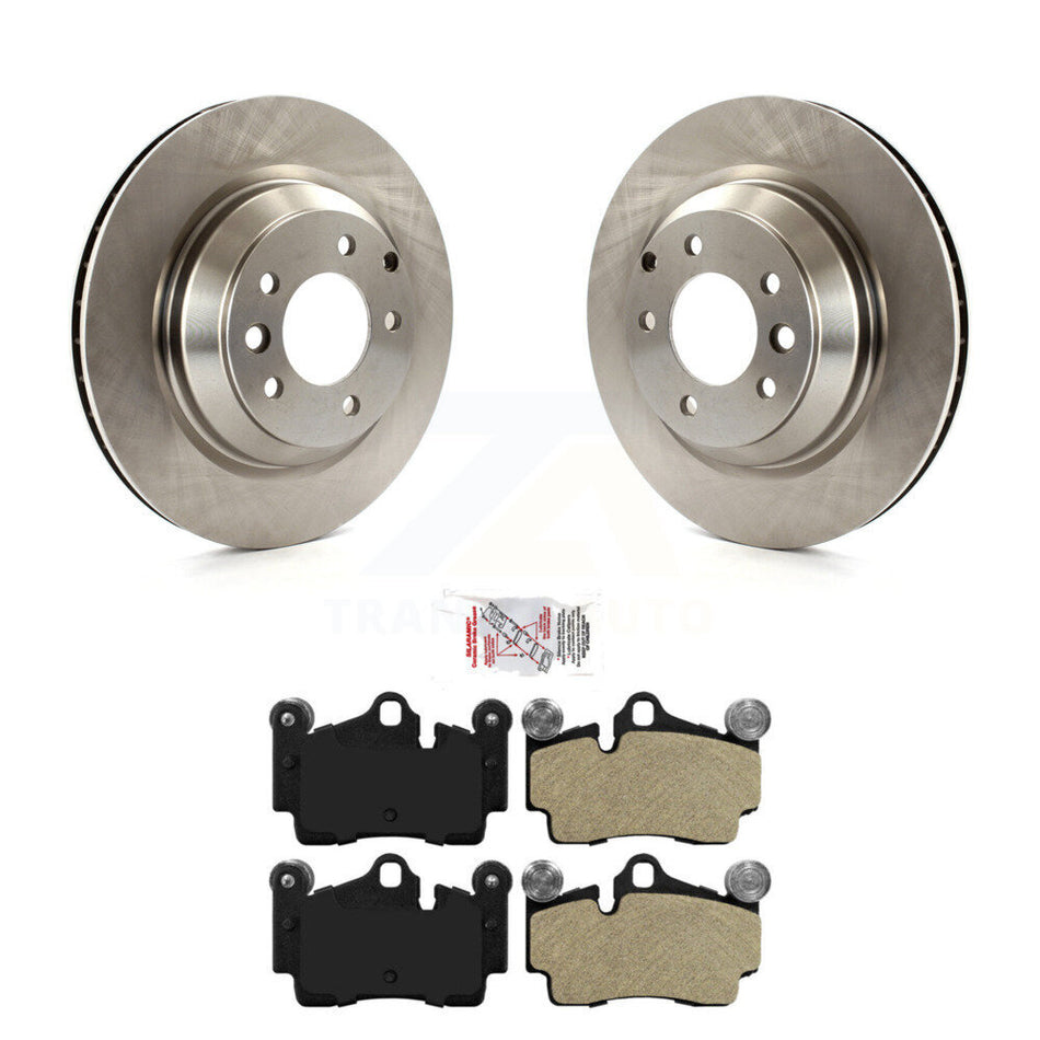Rear Disc Brake Rotors And Semi-Metallic Pads Kit For Audi Q7 Porsche Cayenne K8A-106124