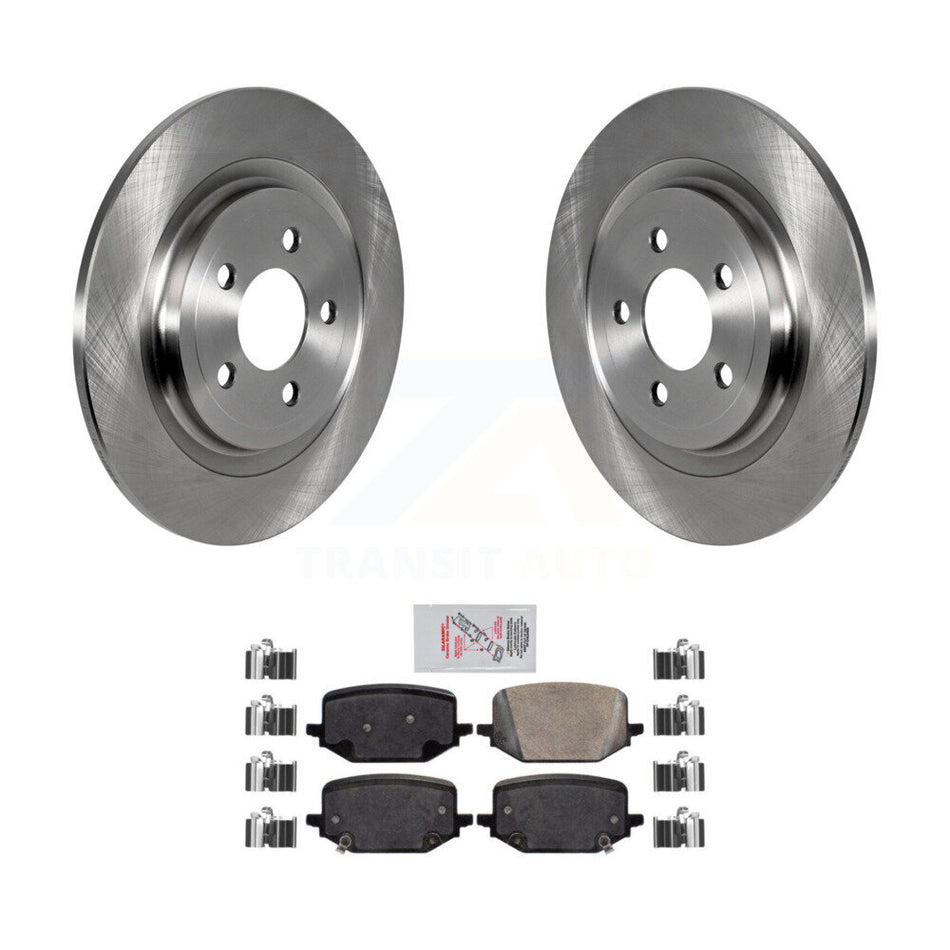 Rear Disc Brake Rotors And Ceramic Pads Kit For 2022-2024 Ford Explorer 2.3L K8A-106145