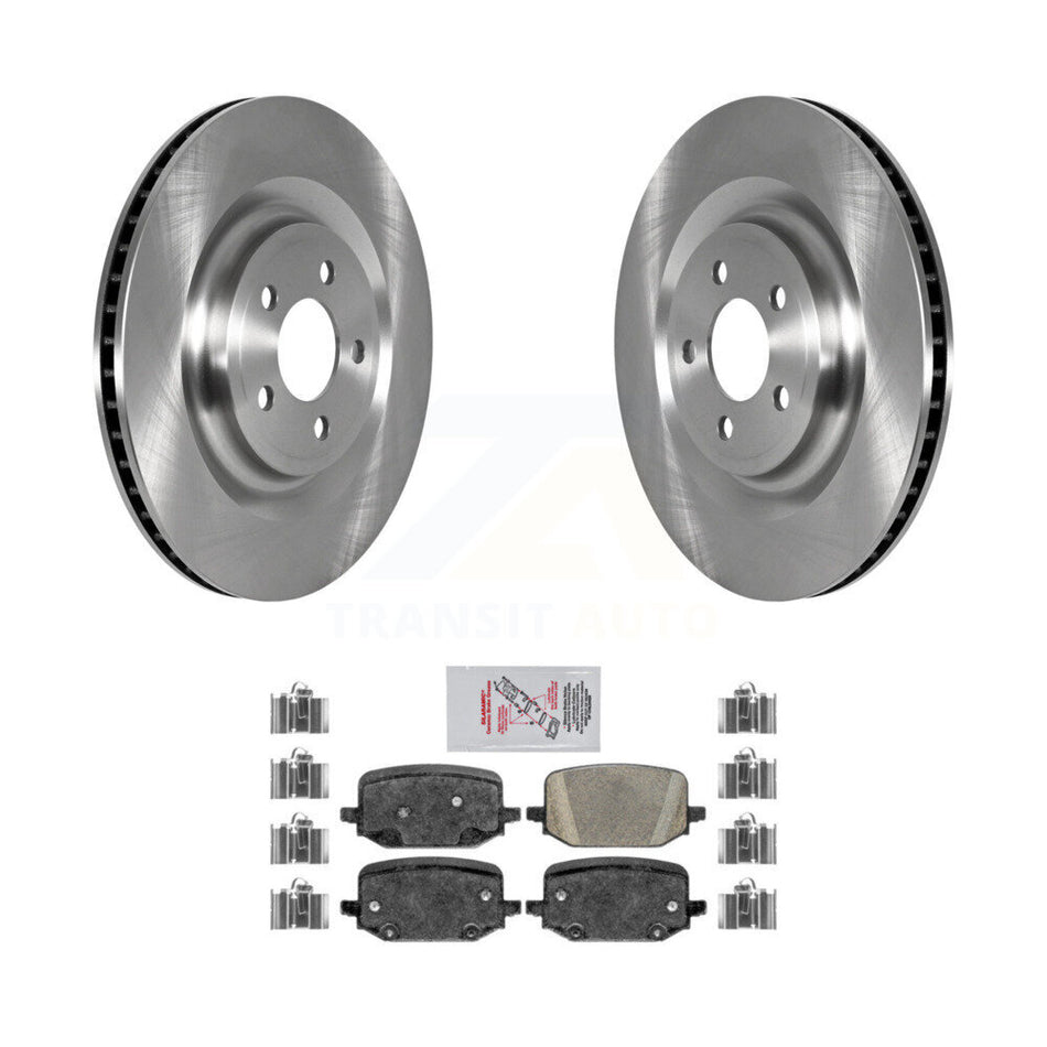 Rear Disc Brake Rotors And Ceramic Pads Kit For 2022-2023 Ford Explorer 3.3L K8A-106146