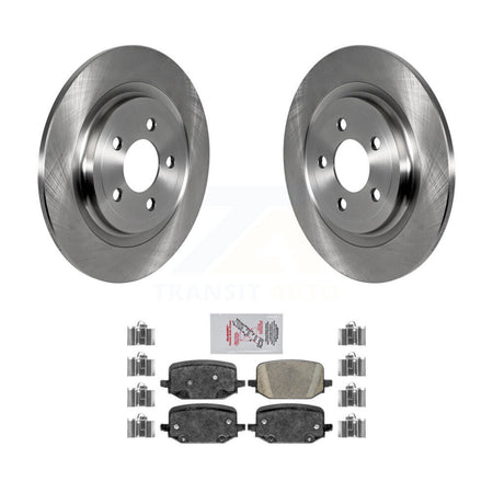 Rear Disc Brake Rotors And Ceramic Pads Kit For 2022-2024 Ford Explorer 3.0L/2.3L K8A-106147