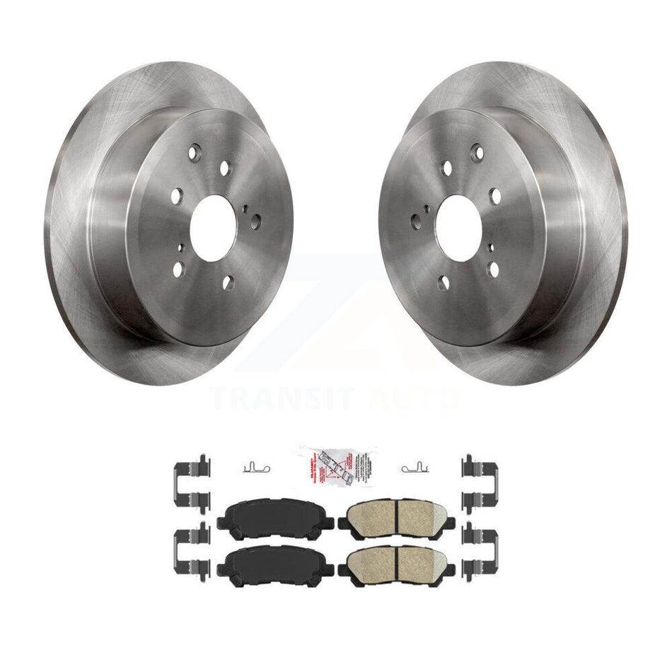 Rear Disc Brake Rotors And Ceramic Pads Kit For Toyota Highlander K8A-106179