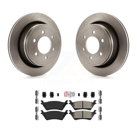Rear Disc Brake Rotors And Semi-Metallic Pads Kit For Ford F-150 K8A-106193