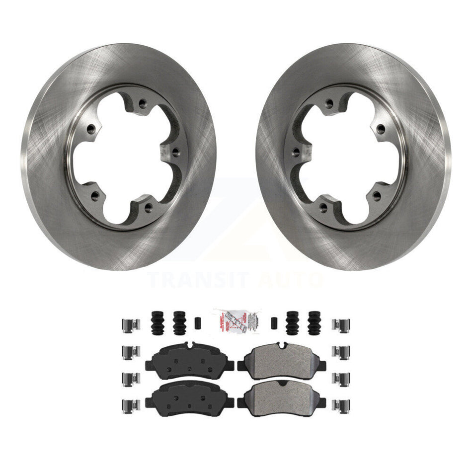 Rear Brake Rotors & Semi-Metallic Pad Kit For Ford Transit-250 Transit-150 Transit-350 HD K8A-106198