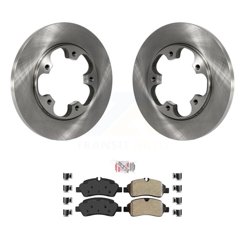 Rear Brake Rotors & Semi-Metallic Pad Kit For Ford Transit-250 Transit-150 Transit-350 HD K8A-106199