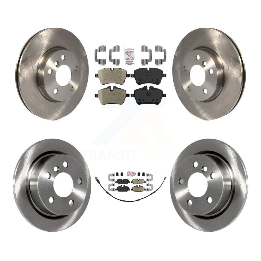 Front Semi-Metallic Rear Ceramic Pads And Disc Brake Rotors Kit For Mini Cooper K8A-106211