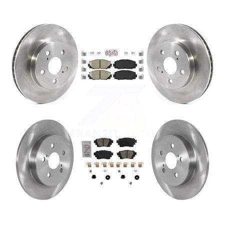 Front Rear Ceramic Pad And Brake Rotor Kit For Toyota Corolla With Electric Parking K8A-106217