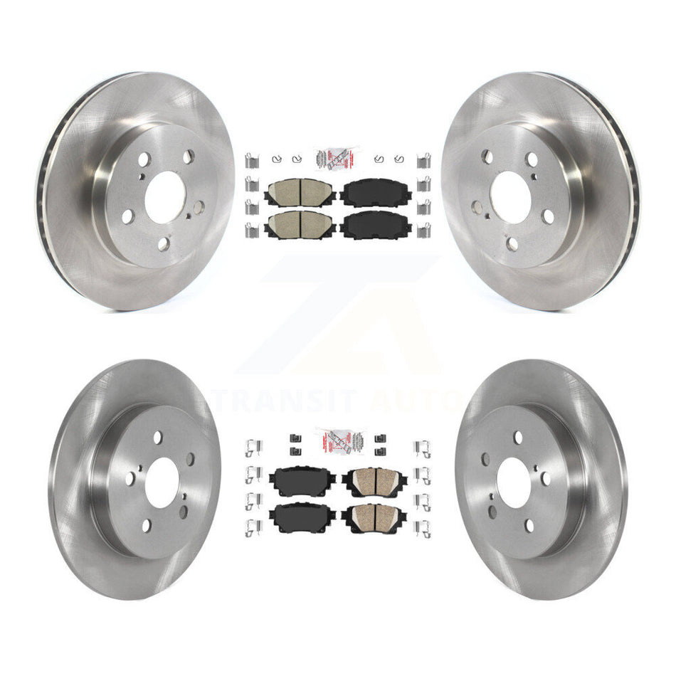 Front Rear Ceramic Pad And Brake Rotor Kit For Toyota Corolla With Electric Parking K8A-106218