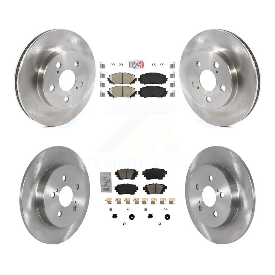 Front Rear Ceramic Pad And Brake Rotor Kit For Toyota Corolla With Electric Parking K8A-106219