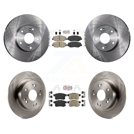 Front Rear Ceramic Pads And Disc Brake Rotors Kit For Honda Accord K8A-106222
