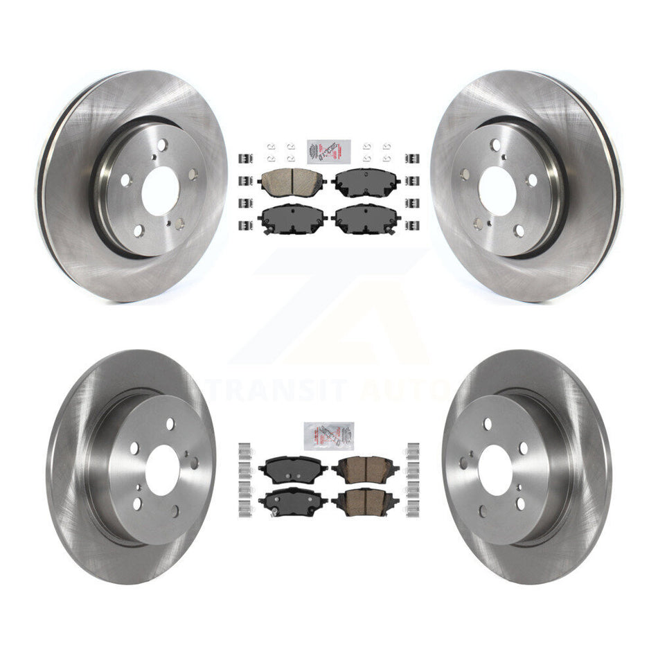 Front Rear Ceramic Pads And Disc Brake Rotors Kit For Toyota C-HR K8A-106234